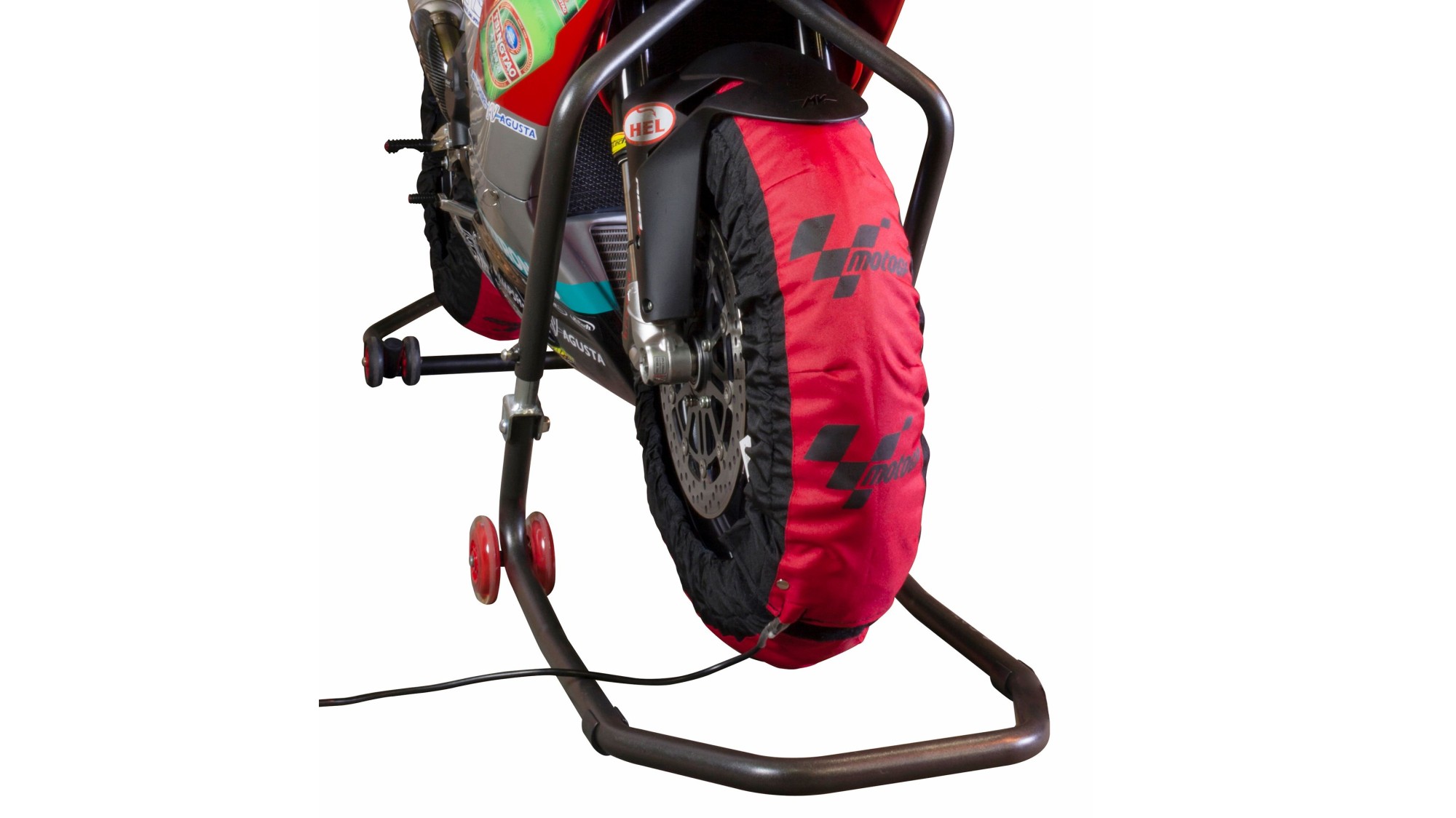 Couvertures chauffantes MotoGP standard, 2 broches, Euro 200 55 17 ARRIÈRE 120 70 17 AVANT