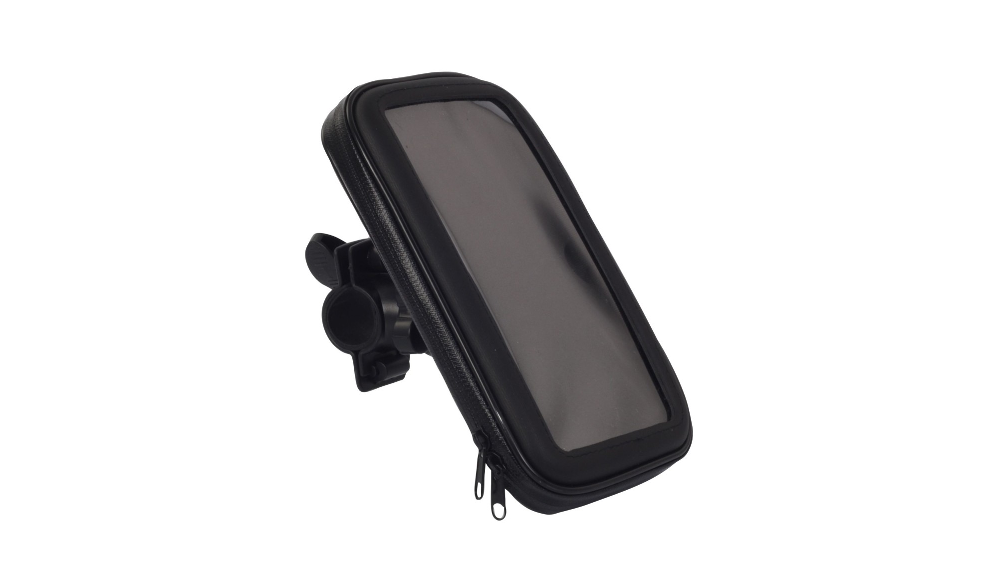 SUPPORT DE SMARTPHONE AVEC MONTAGE SUR BARRE MOYEN 150 x 85 x 25 mm  DI  160 x 100 x 30 mm  DI