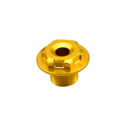 STEERING STEM NUT GOLD...