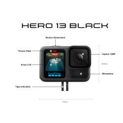 Pack caméra GoPro HERO13 Black + MICO SD OFFERTE