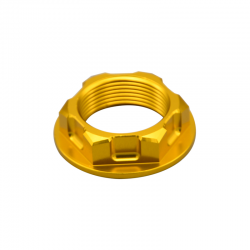 STEERING STEM NUT GOLD...