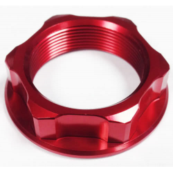 STEERING STEM NUT RED...