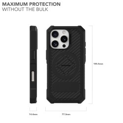 ROKFORM Coque robuste pour iPhone 16 Pro - Noir