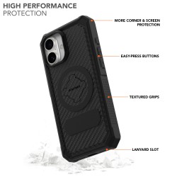 ROKFORM Coque robuste pour iPhone 16 Plus - Noir