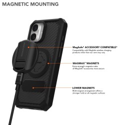 ROKFORM Coque robuste pour iPhone 16 Plus - Noir
