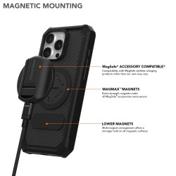 ROKFORM Coque robuste pour iPhone 16 Pro Max - Noir