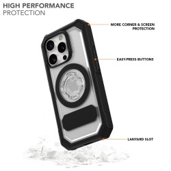 ROKFORM Coque Crystal pour iPhone 16 Pro - Transparente