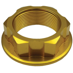 STEERING STEM NUT GOLD...