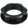 STEERING STEM NUT BLACK M24x32-P1.0H12 SUZUKI YAMAHA [56W004K]