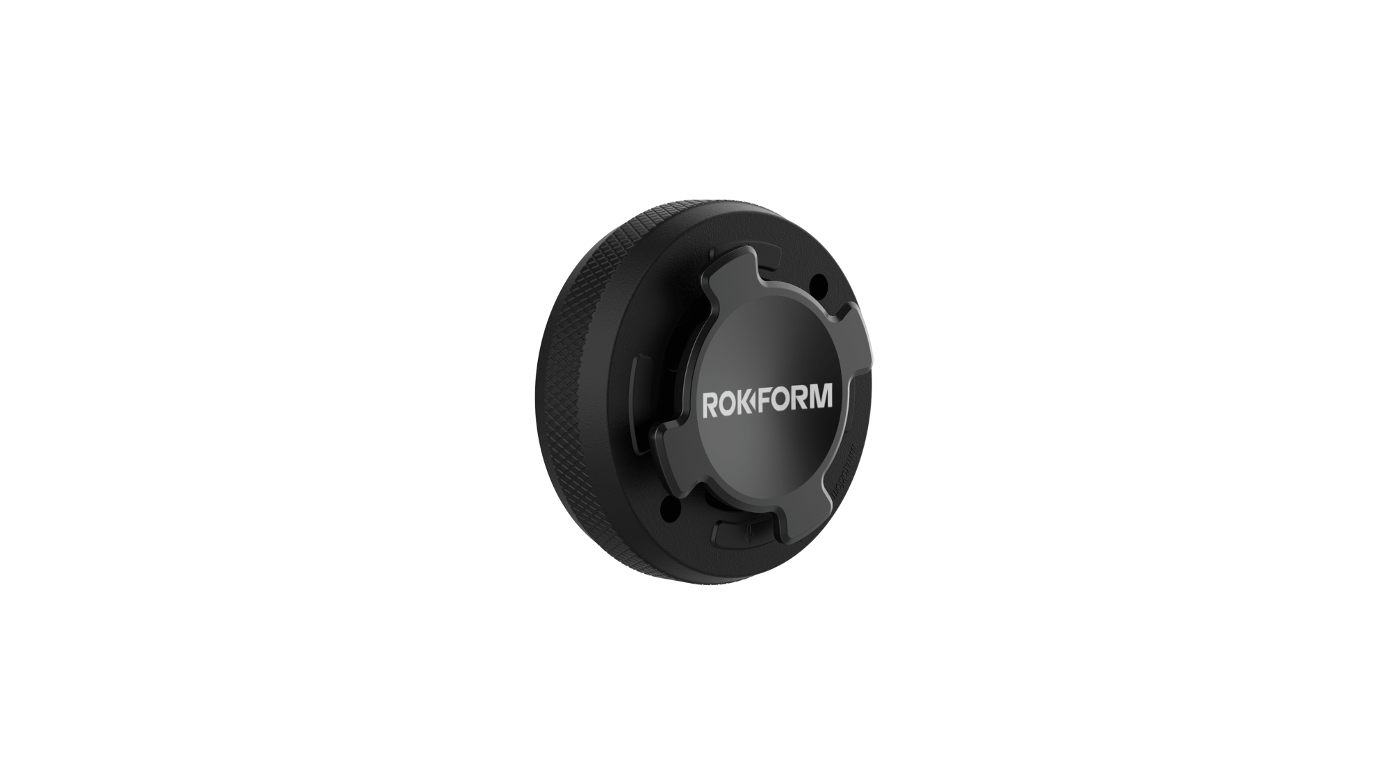 ROKFORM Support adhésif pour tableau de bord de voiture (verrou tournant en aluminium)