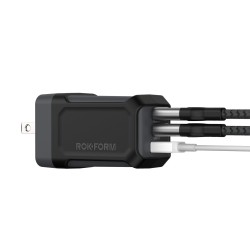 ROKFORM Adaptateur secteur PowerTrip 65 W à 3 ports