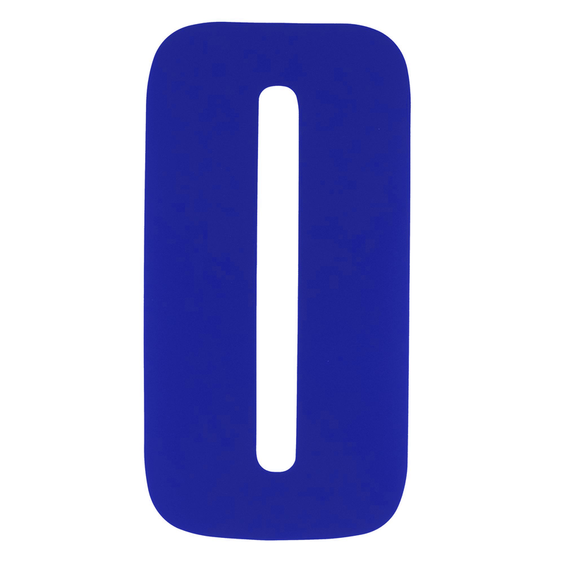 NUMÉROS DE COURSE MX BLEU 5,8 po AUTOCOLLANTS, LOT DE 10