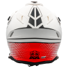 Casque de moto TRAIL ADVENTURE MARUSHIN RS-MX-DIRT BLANC XS