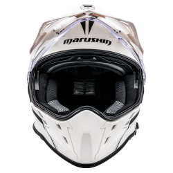 Casque de moto TRAIL ADVENTURE MARUSHIN RS-MX-DIRT BLANC XS