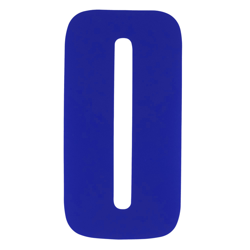 NUMÉROS DE COURSE MX BLEU 1,8 po AUTOCOLLANTS, LOT DE 10