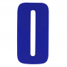 NUMÉROS DE COURSE MX BLEU 1,8 po AUTOCOLLANTS, LOT DE 10