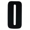 NUMÉROS DE COURSE MX NOIR 18,2 cm AUTOCOLLANTS LOT DE 10