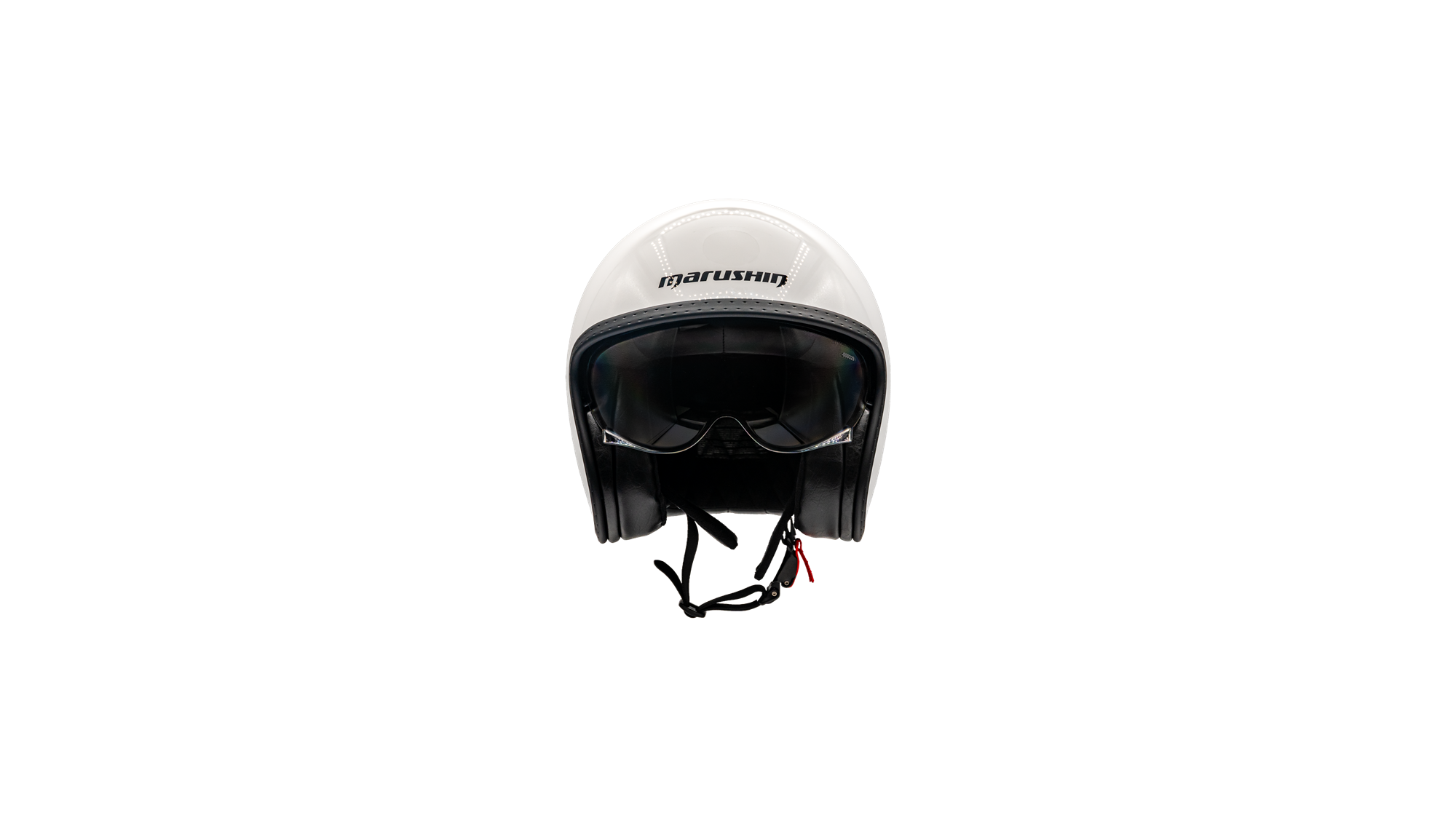 CASQUE DE MOTO JET MARUSHIN C-650 REBEL BLANC L