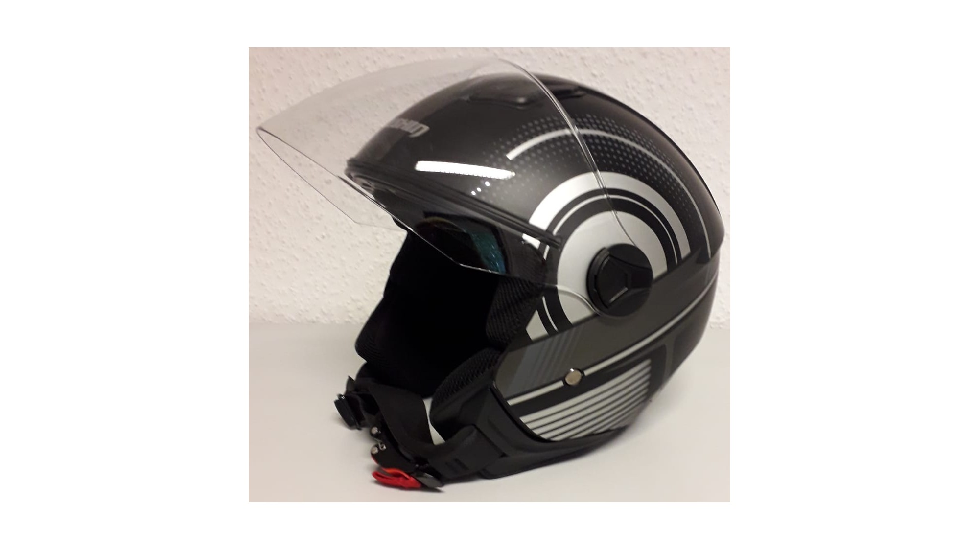 CASQUE DE MOTO JET MARUSHIN C-699 DECO GRIS XL