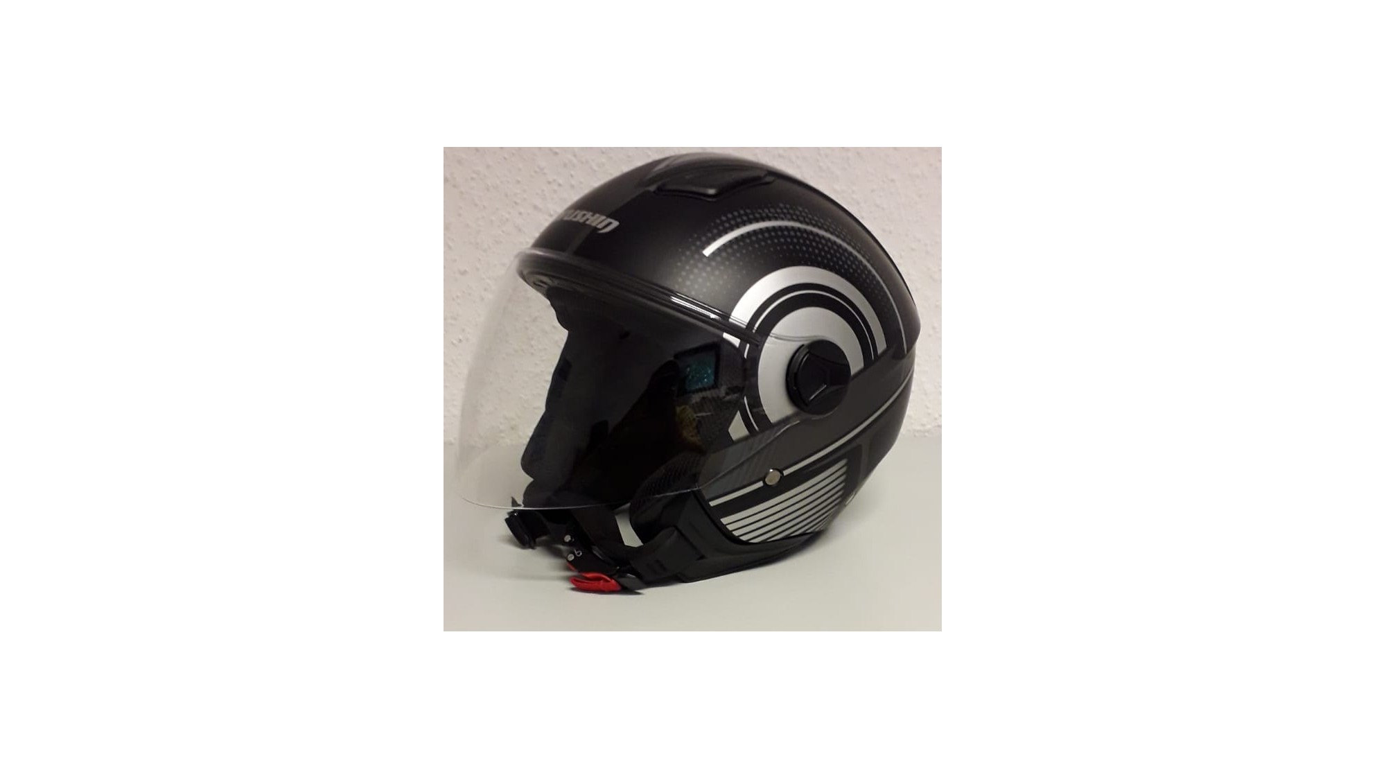 CASQUE DE MOTO JET MARUSHIN C-699 DECO GRIS L