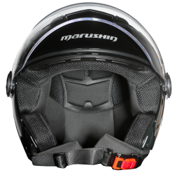 CASQUE DE MOTO JET MARUSHIN C-699 NOIR S