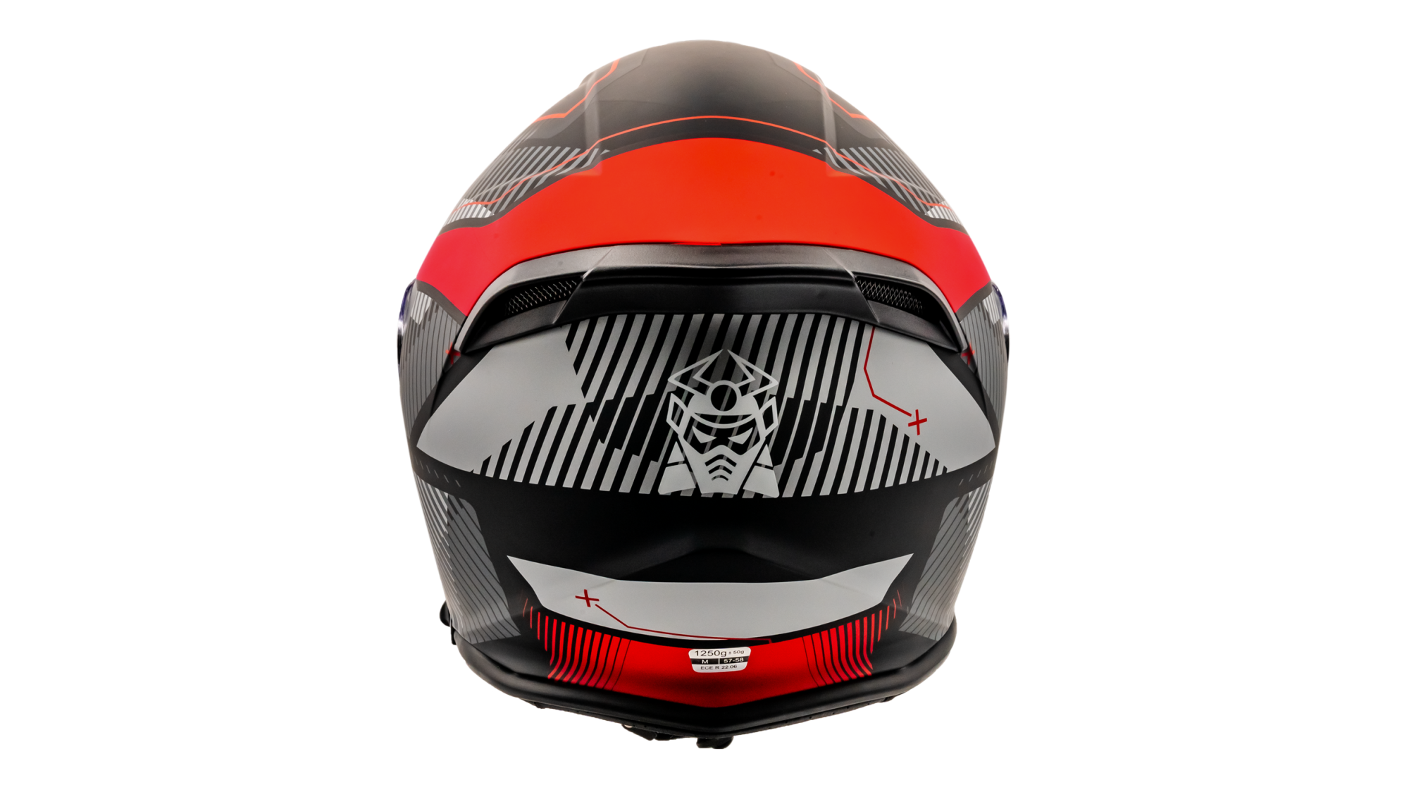 CASQUE DE MOTO JET MARUSHIN C-729 TORNADO NOIR ROUGE L