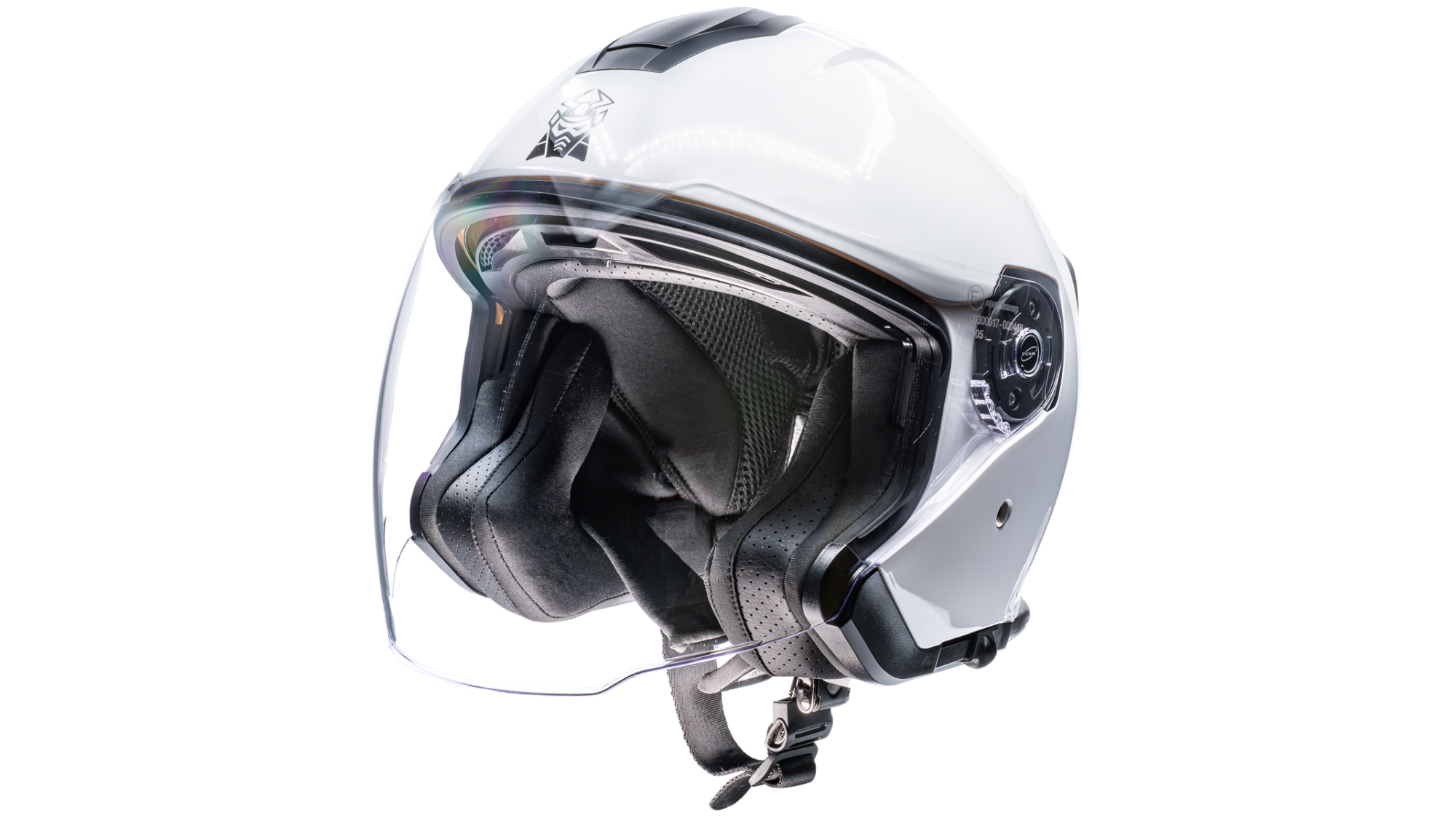 CASQUE DE MOTO JET MARUSHIN C-729 TORNADO BLANC L