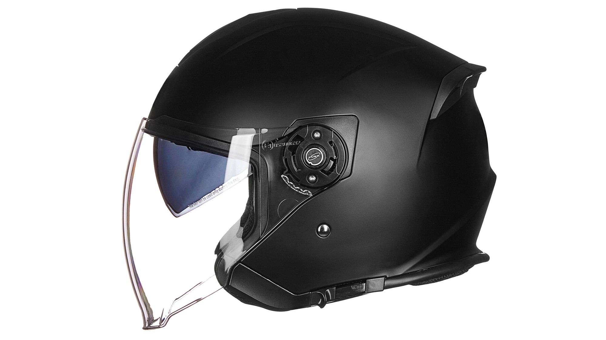 CASQUE DE MOTO JET MARUSHIN C-729 TORNADO NOIR XXL