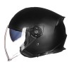 CASQUE DE MOTO JET MARUSHIN C-729 TORNADO NOIR XS