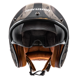 CASQUE JET DE MOTO MARUSHIN...
