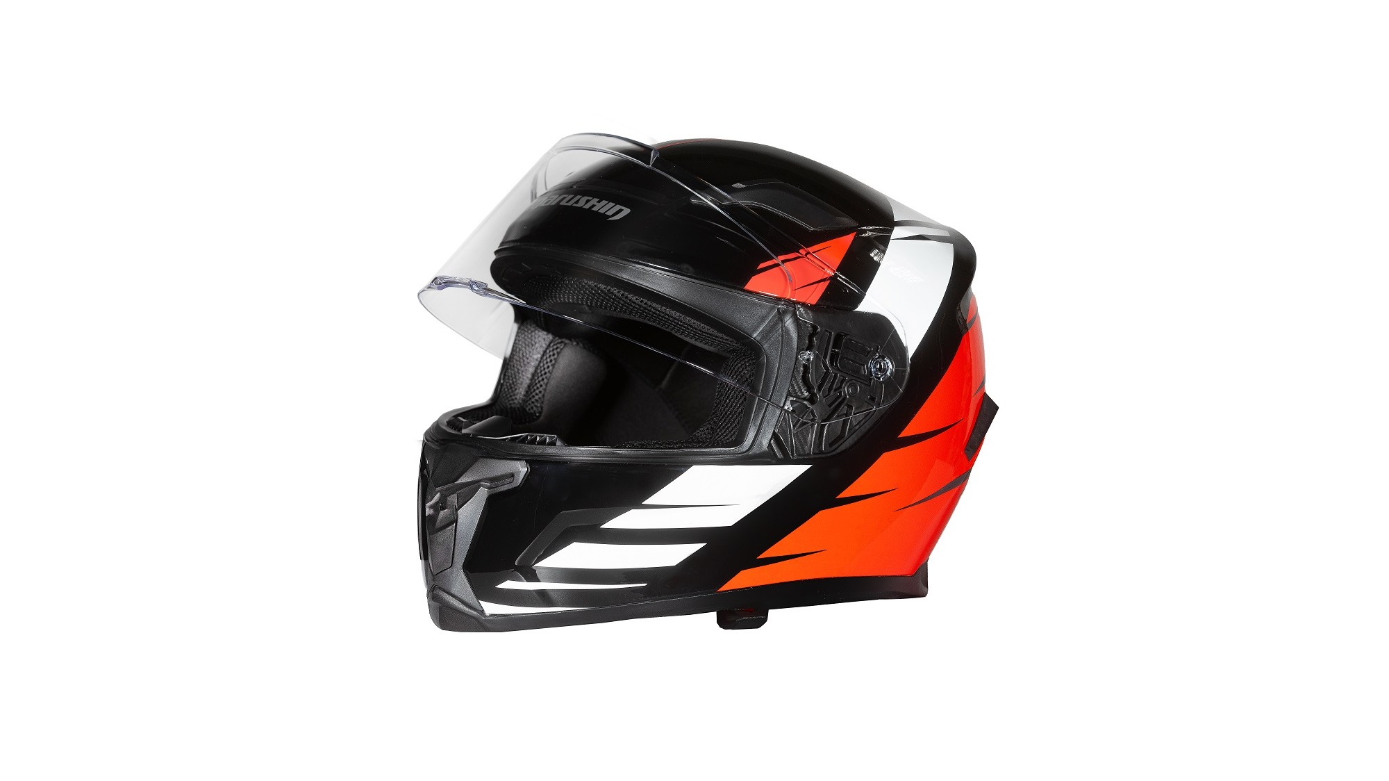 CASQUE INTEGRAL DE MOTO MARUSHIN M-299 CONQUERANT NOIR ROUGE XXL