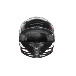 CASQUE INTEGRAL DE MOTO MARUSHIN M-299 CONQUERANT NOIR ROUGE XL