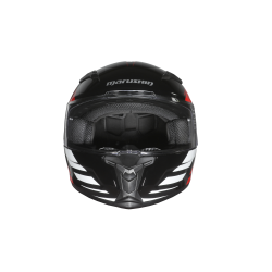 CASQUE INTEGRAL DE MOTO MARUSHIN M-299 CONQUERANT NOIR ROUGE XL