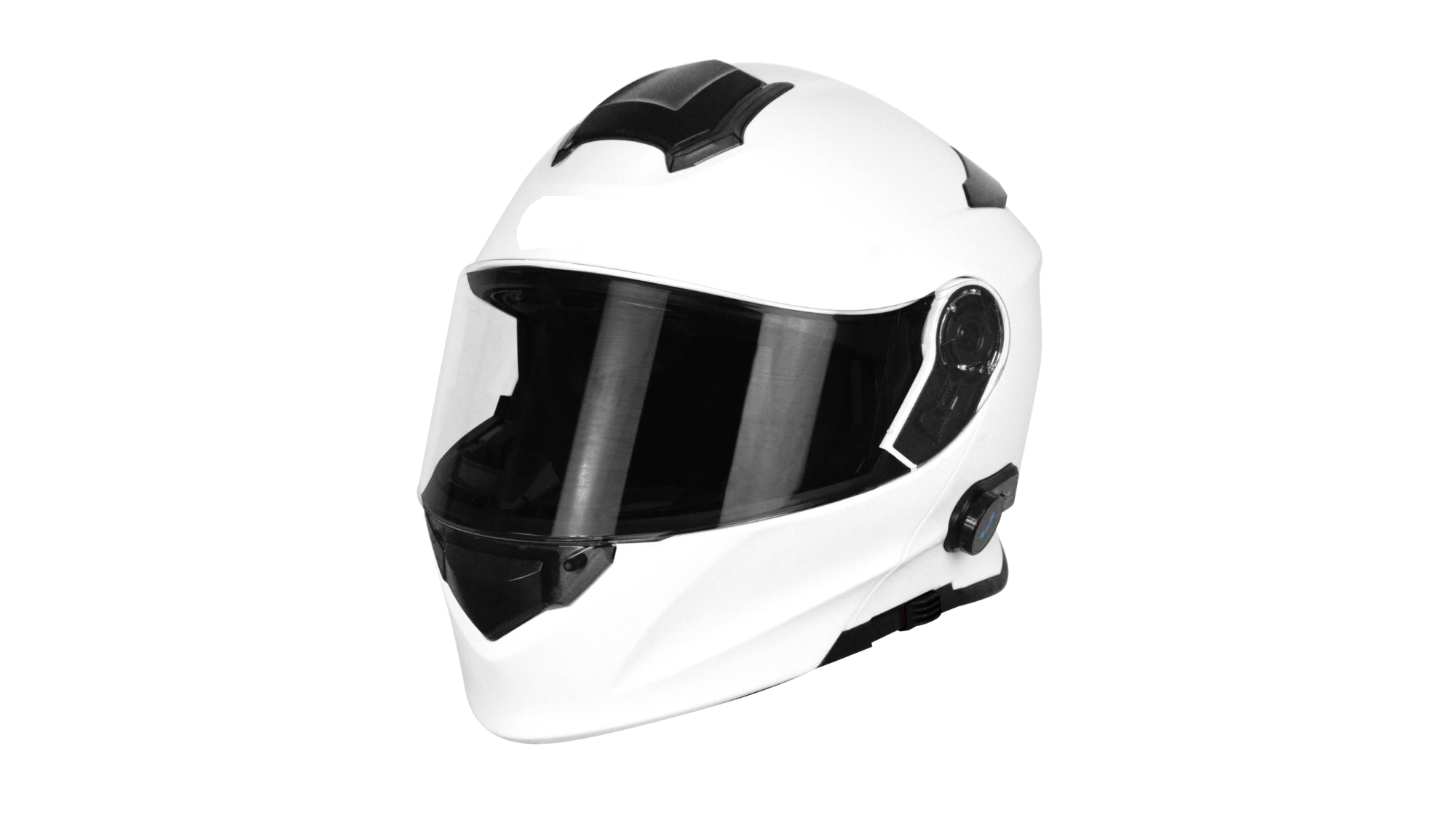 CASQUE INTERAL DE MOTO MARUSHIN M-229 CENTO + BLINC M-S7 BLUETOOTH BLANC L