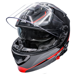 CASQUE MODULABLE DE MOTO MARUSHIN M-612 TARENT + BLINC M-S7 BLUETOOTH XL