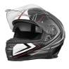 CASQUE INTEGRAL DE MOTO MARUSHIN M-899 CHAMPION NOIR ROUGE XL