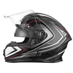 CASQUE INTEGRAL DE MOTO MARUSHIN M-899 CHAMPION NOIR ROUGE XL