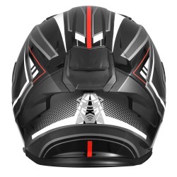 CASQUE INTEGRAL DE MOTO MARUSHIN M-899 CHAMPION NOIR ROUGE XL