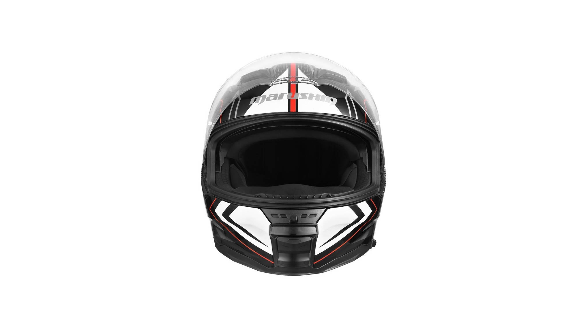 CASQUE INTEGRAL DE MOTO MARUSHIN M-899 CHAMPION NOIR ROUGE L