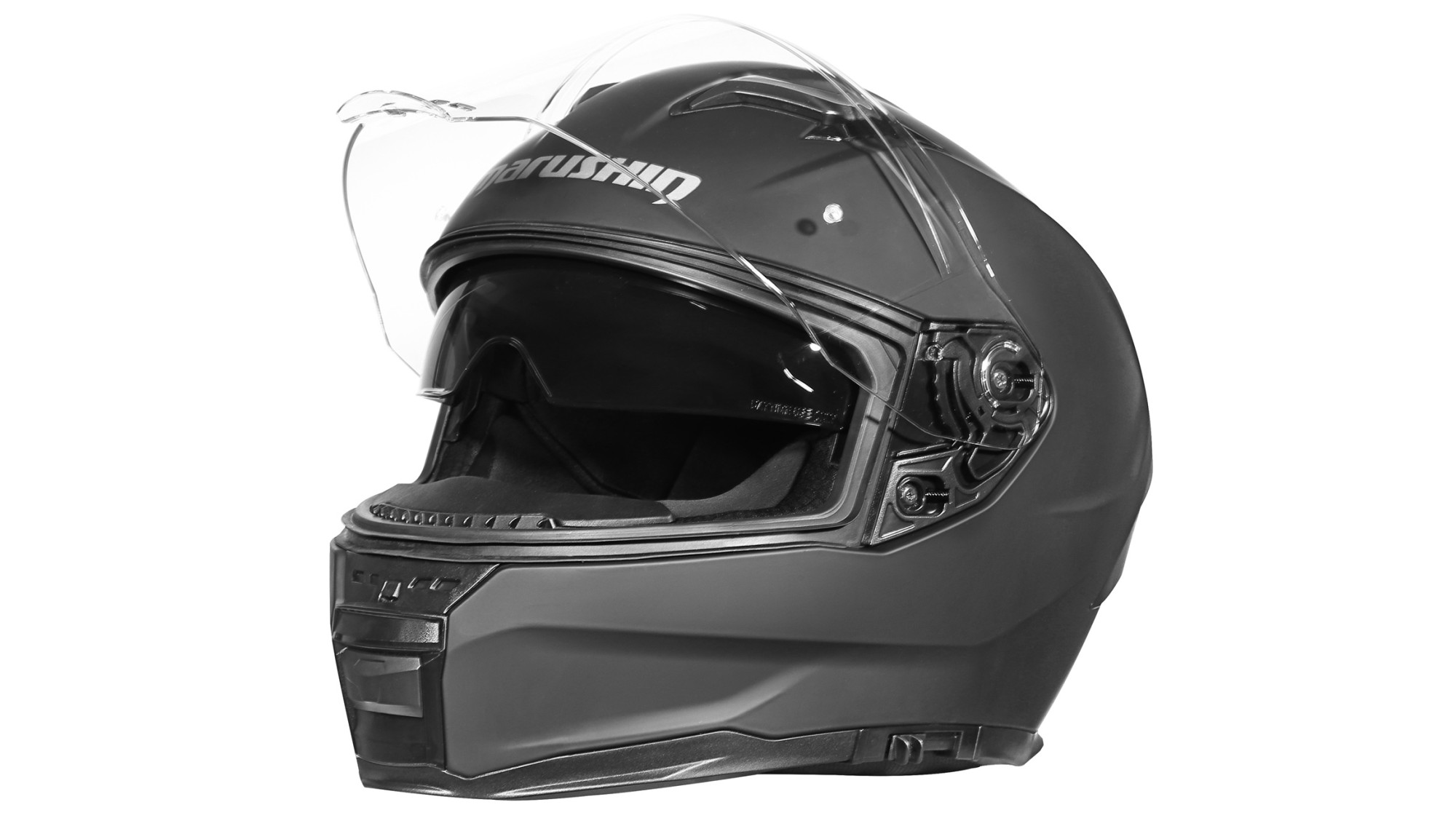 CASQUE INTEGRAL DE MOTO MARUSHIN M-899 CHAMPION NOIR MAT L