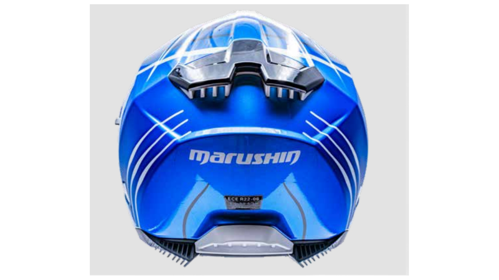 CASQUE INTEGRAL DE MOTO MARUSHIN FALCON II M-269 BLEU M