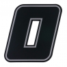 NUMÉROS DE COURSE DELUXE 10 CM NOIRS, 9 AUTOCOLLANTS, LOT DE 10