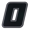 NUMÉROS DE COURSE DELUXE 10 CM NOIRS, 5 AUTOCOLLANTS, LOT DE 10