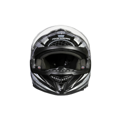 CASQUE INTEGRAL DE MOTO MARUSHIN M-969 ZODIAC DECO GRIS M