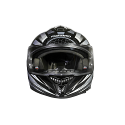 CASQUE INTEGRAL DE MOTO MARUSHIN M-969 ZODIAC DECO GRIS M