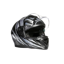 CASQUE INTEGRAL DE MOTO MARUSHIN M-969 ZODIAC DECO GRIS M