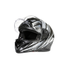 CASQUE INTEGRAL DE MOTO MARUSHIN M-969 ZODIAC DECO GRIS M