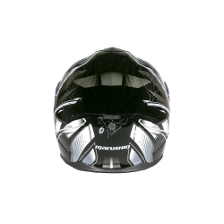 CASQUE INTEGRAL DE MOTO MARUSHIN M-969 ZODIAC DECO GRIS M