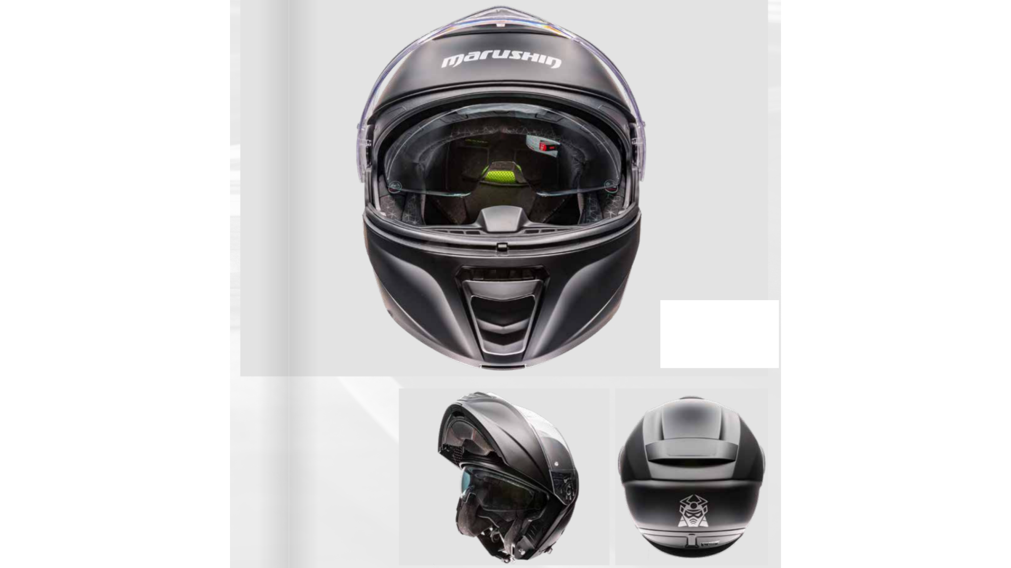 CASQUE MODULABLE DE MOTO MARUSHIN M-411 TROJA L
