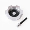 BOUCHON DE RÉSERVOIR MX AVEC VALVE DE VENTILATION YAMAHA YZ 2003 KAWA KX250 2005 ARGENT POUR FILETAGE 50 MM DE TETE